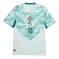 Portugal Joao Neves #15 Bortatröja VM 2026 Kortärmad